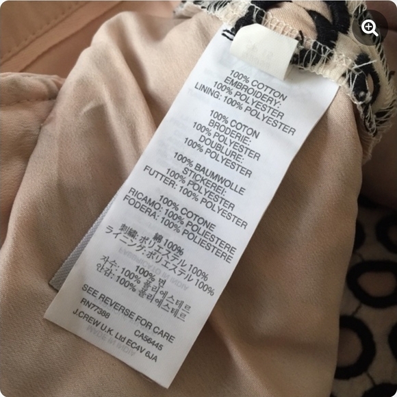 J. Crew Black and White Patterned Women Shorts.100% Cotton. - Picture 7 of 8